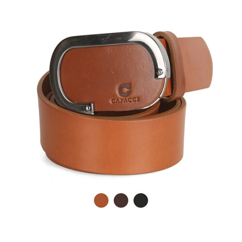 디꾸보 디꾸보  디꾸보 실버 라인 버클 캐쥬얼 남성 가죽벨트 ST870  478334_이미지