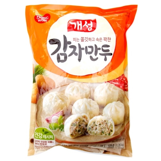 동원F&B 개성 감자만두 1.35kg (3개)