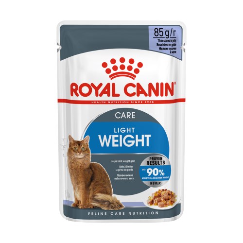 로얄캐닌 캣 라이트 웨이트 케어 젤리 파우치 85g (1개)_이미지
