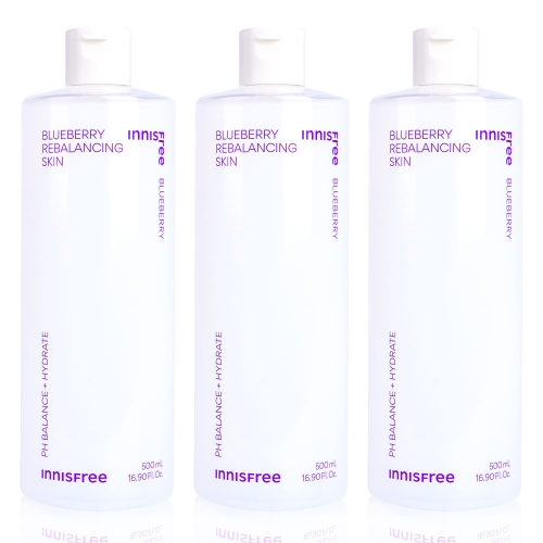 아모레퍼시픽 이니스프리 블루베리 리밸런싱 스킨 500ml (3개)