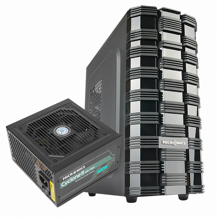 BLOCK Middle Tower + Cyclone II 500W +12V Single Rail 83+