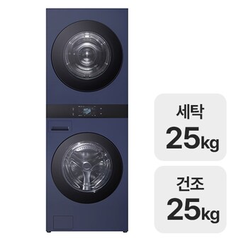 LG전자 트롬 AI 오브제컬렉션 워시타워 WA2525YYHF