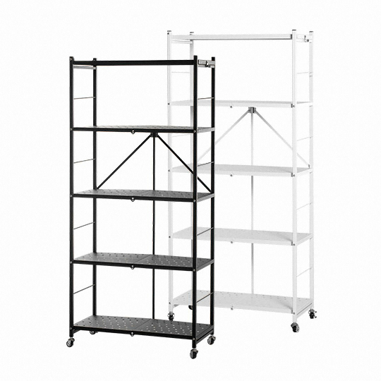 엘엔씨글로벌 올맘 원터치 폴딩 5단 선반 (2개)