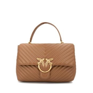 핀코 숄더백 100042 A0GK L17Q MARRONE LEONE ANTIQUE GOLD