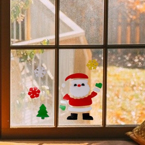 젤리 산타 스티커 크리스마스파티용품 크리스마스창문스티커