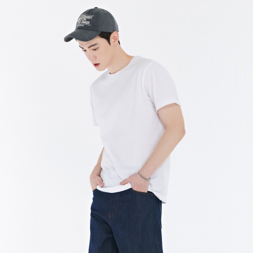 공용 원단좋은 2PACK 반팔 티셔츠 85115사이즈 -DDZU8288A 블랙 85