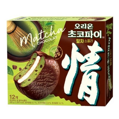 오리온 초코파이 말차쇼콜라 408g (2개)_이미지