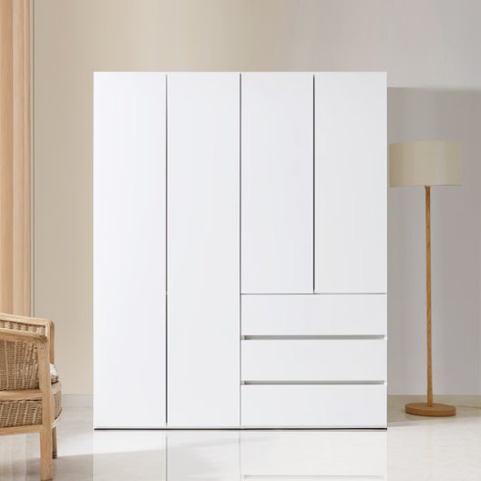 이홈데코 마리스 LPM 터치 모듈 옷장 3단 서랍 옷장 세트 1600_이미지