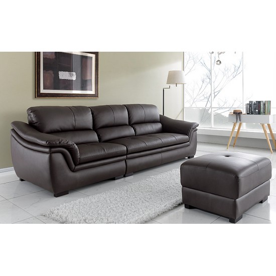 에인하우스 제롬 가죽소파 4인용 (스툴포함)