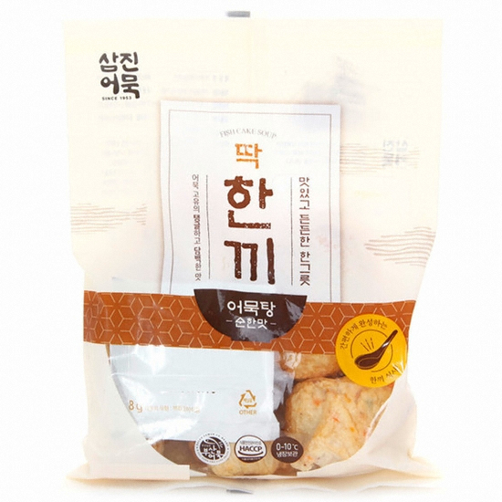 삼진식품 삼진어묵 딱 한끼 어묵탕 순한맛 308g (3개)_이미지