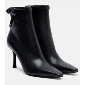 지미추 Camie 85 컷아웃 레더 앵클 부츠 P01071258_이미지