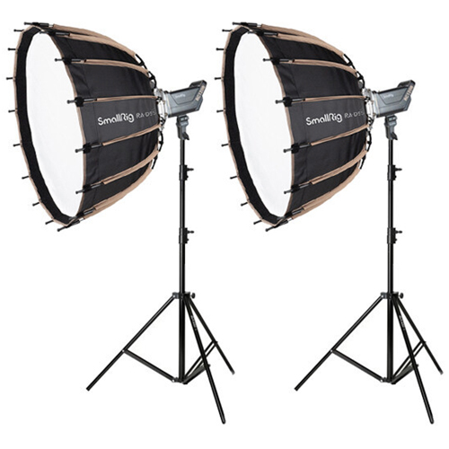 스몰리그 3612 RC120D LED조명 (D55파라볼릭+투스탠드 세트)_이미지
