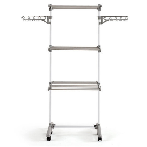 성우리빙 보송이 올스텐 싱글 6단 이동접이식 건조대