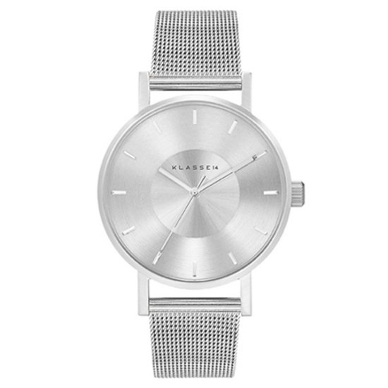 클라쎄14 VO14SR002W 볼라레 실버 메쉬 36mm 여자 메탈시계