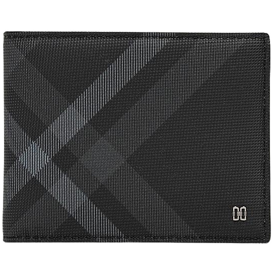 닥스 NEW CHECK 가죽 반지갑 DBWA1F946BK