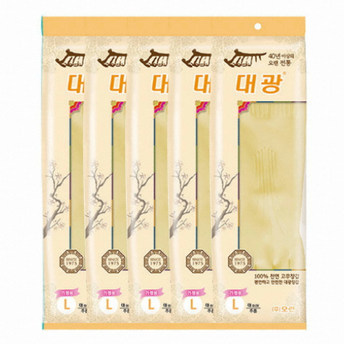 오런 대광고무장갑 대 아이보리 5개