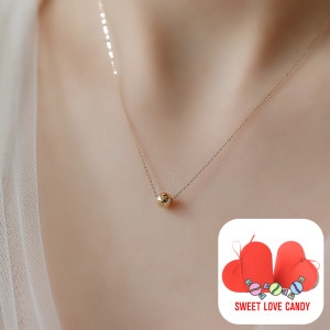 헤스티아 SWEET LOVE CANDY 패키지/ 달이 별빛을 사랑하는 날 14K GOLD 목걸이+핑크+쇼핑백 HXRD-51632_이미지