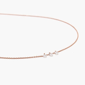 제이로렌 바이데이지 제이로렌 9N0647 마이크로 컷팅 스피넬 실버 목걸이