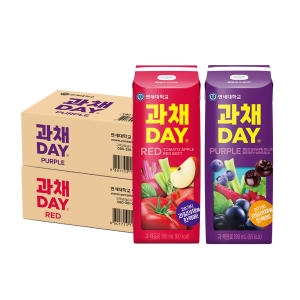 연세우유 과채데이 레드+퍼플 190ml이미지입니다. 누르면 해당 게시물로 새창이동합니다.