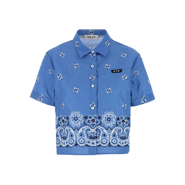 미우미우 Flamed Poplin Shirts MK1951SOOO17XXF061M TP5704795_이미지