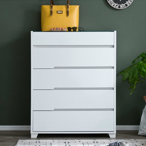 우아미가구 아르보르 드레스룸 아일랜드 5단 서랍장 800