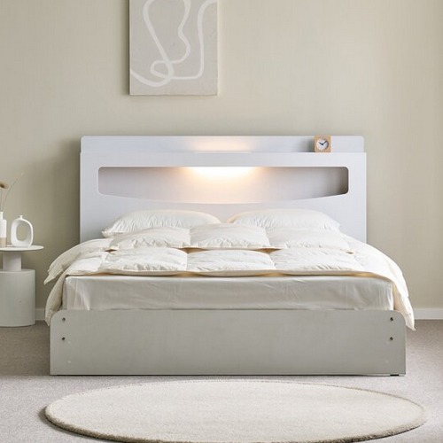 트리플 소피아 서랍형 LED침대 SS (독립스프링)_이미지