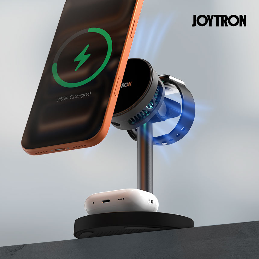 조이트론 3in1 맥세이프 쿨링 무선충전기_이미지
