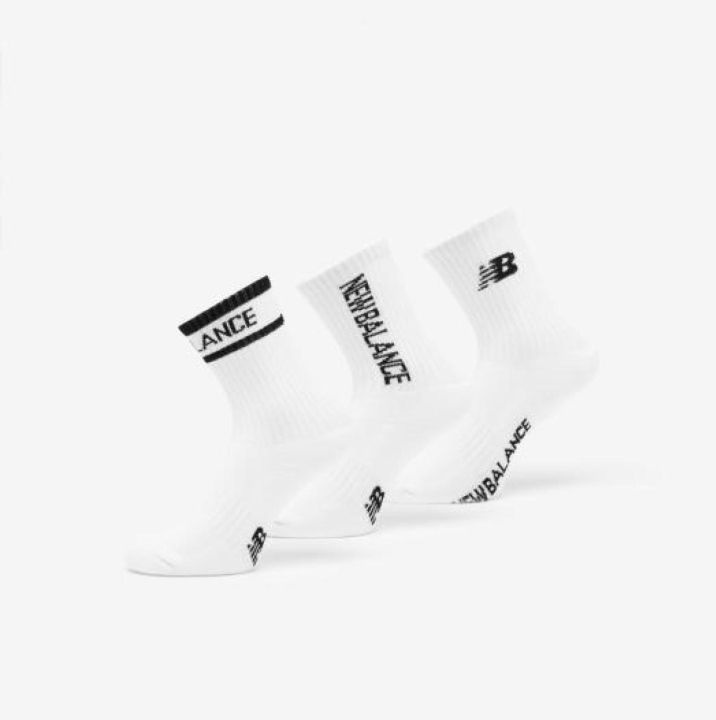 뉴발란스 공용 하프파일 변형 로고 크루삭스 3PACK NBGEGF1105-10