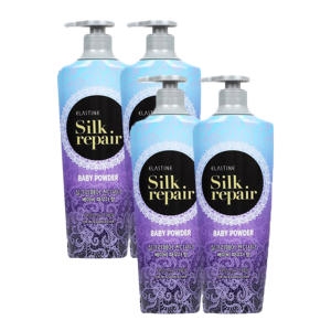 엘라스틴 실크 리페어 컨디셔너 베이비 파우더 향 550ml 4개