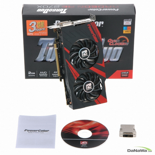 PowerColor 라데온 R9 270X TurboDuo OC D5 2GB KPC_이미지