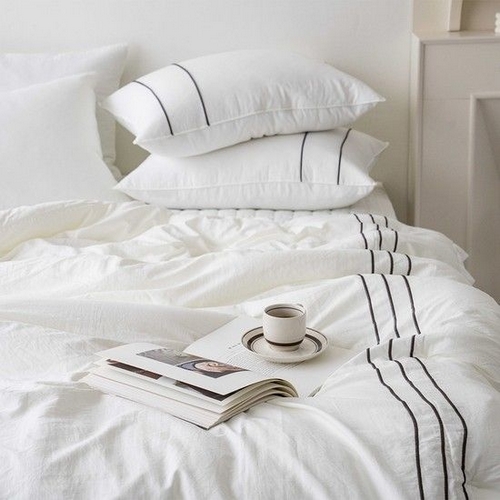 릴리브 호텔식 워싱 마이크로실크 차렵이불 패드세트