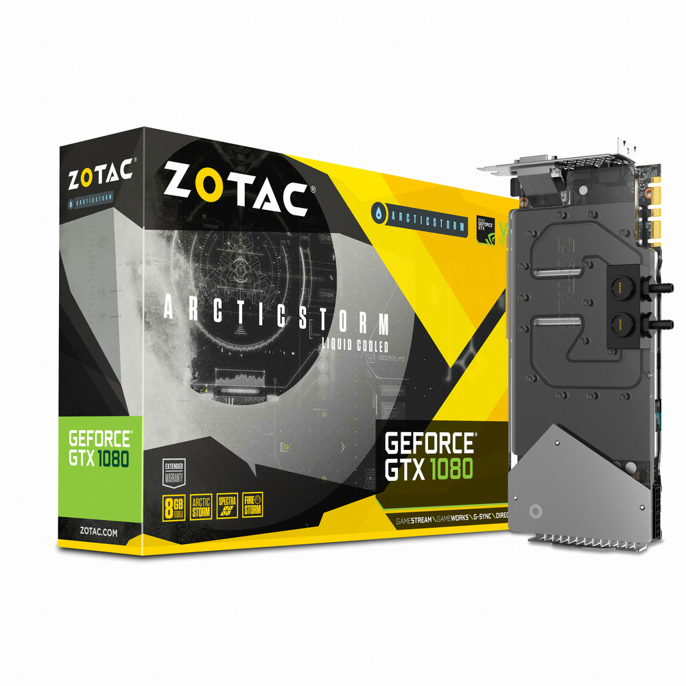 ZOTAC 지포스 GTX1080 ARCTICSTORM 워터블럭 D5X 8GB_이미지