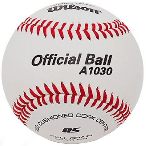 윌슨 A1030 야구공 (1개)_이미지