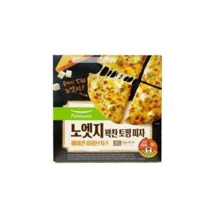 풀무원 노엣지 꽉찬 토핑 피자 베이컨 파이브치즈 376.3g (4개)_이미지