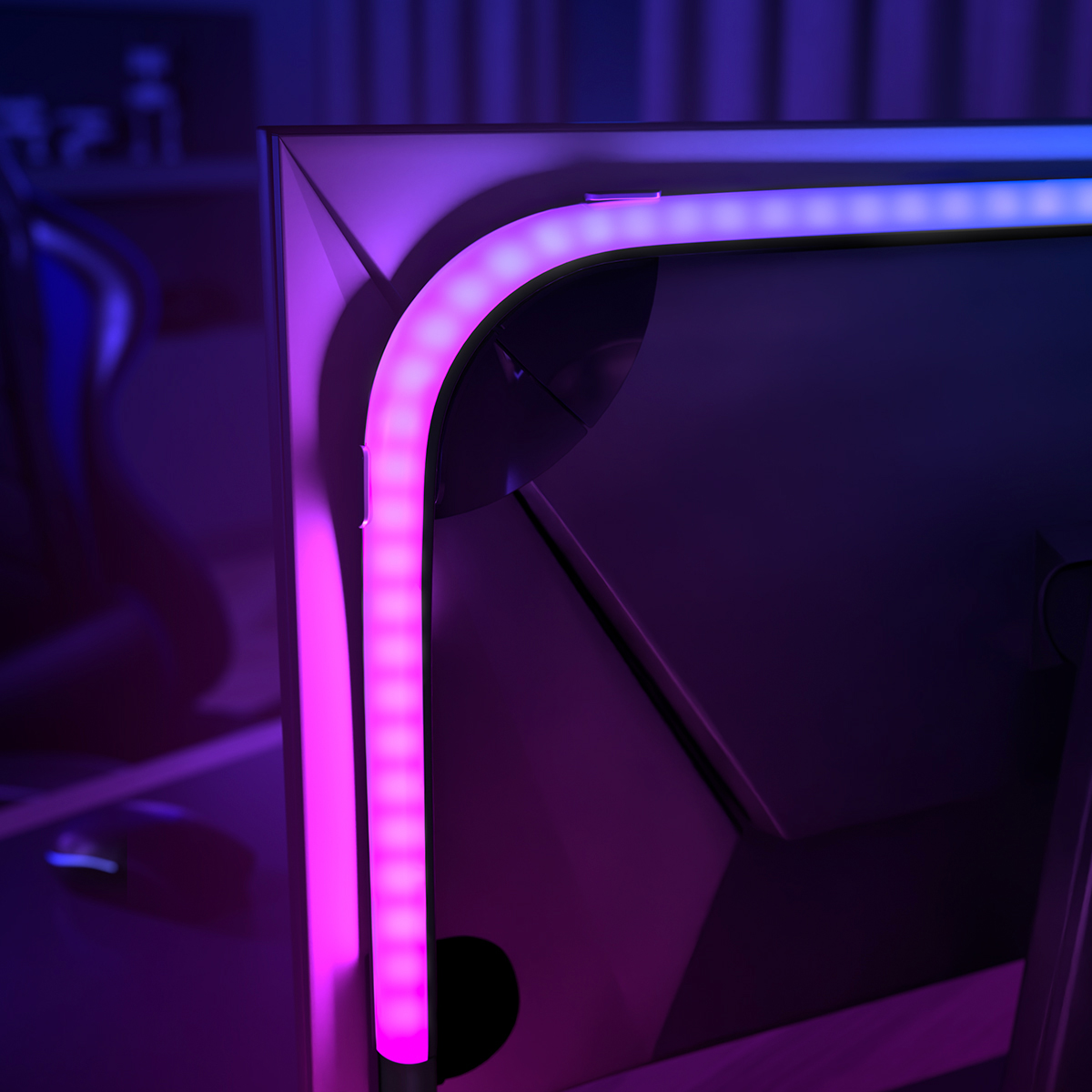 필립스 LED hue play 그라디언트 PC 라이트스트립 24-27인치 모니터용 해외구매 (+브릿지)_이미지