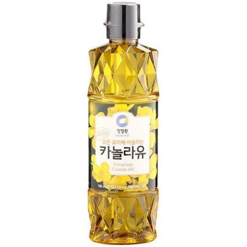 청정원 카놀라유 500ml이미지입니다. 누르면 해당 게시물로 새창이동합니다.