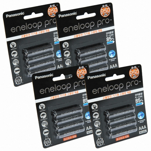파나소닉 에네루프 프로(500) 950mAh (16개)_이미지