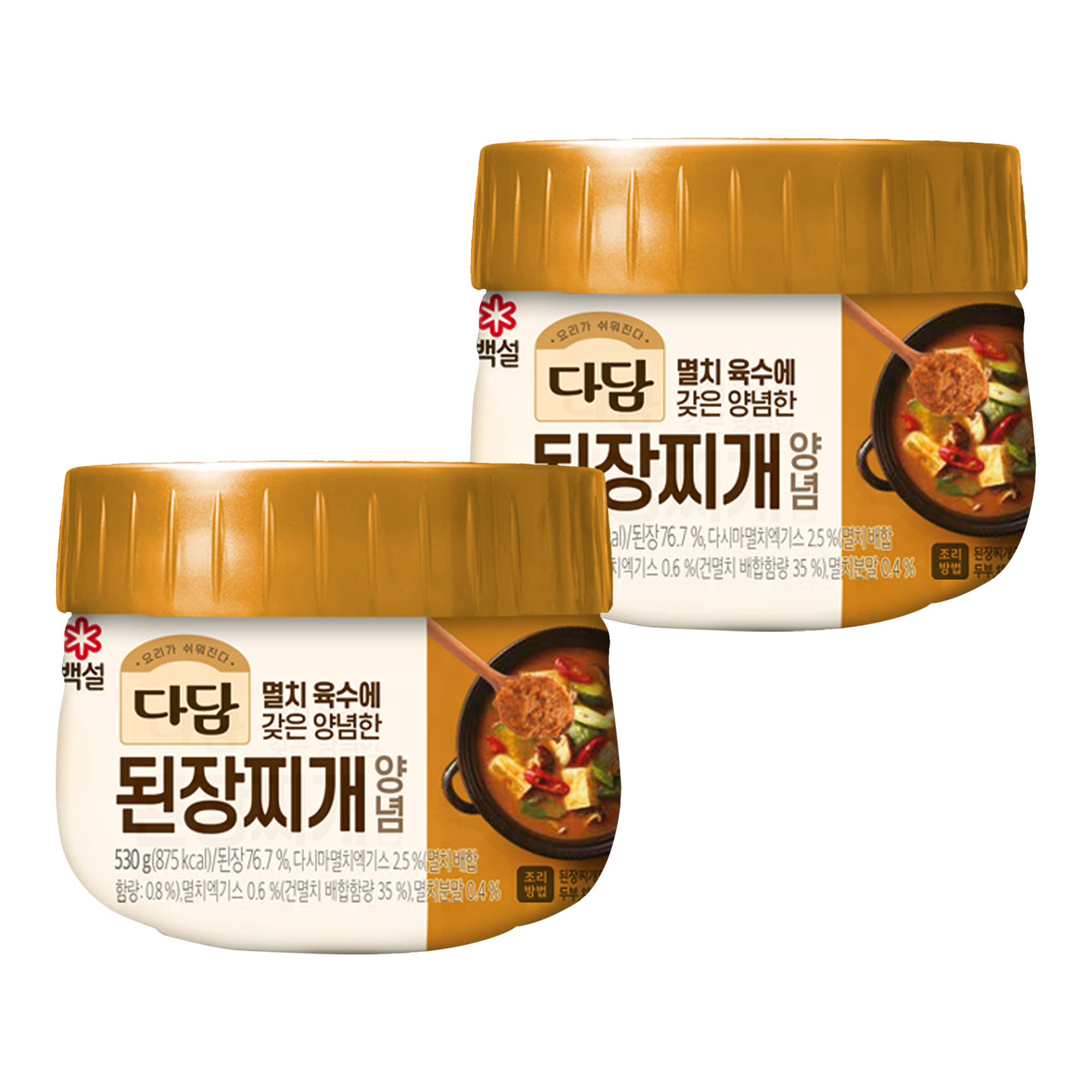 백설 다담 된장찌개 530g (2개)_이미지