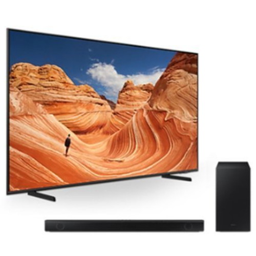 삼성전자 QLED KQ75QB65AFXKR (스탠드+사운드바, HW-B550)