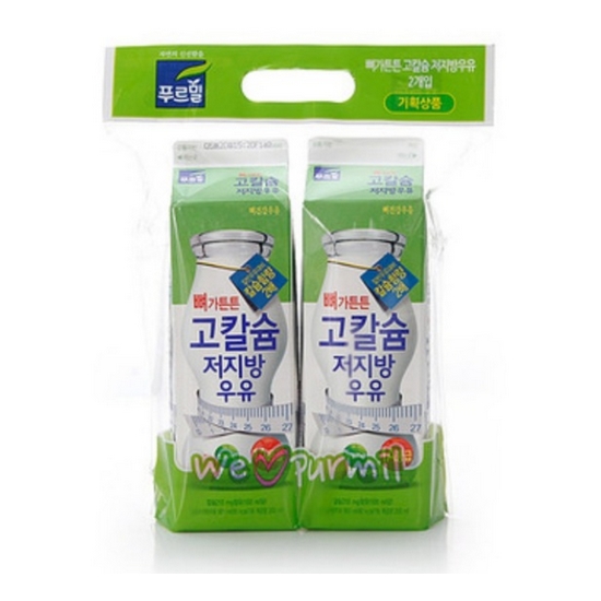 푸르밀 고칼슘 저지방 우유 900ml (2개)_이미지