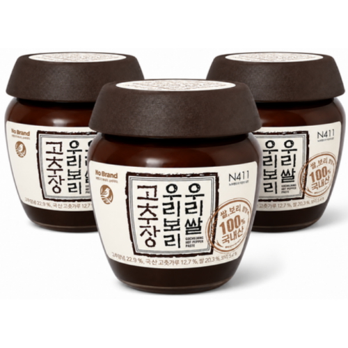 노브랜드 우리쌀 우리보리 고추장 1kg (3개)_이미지