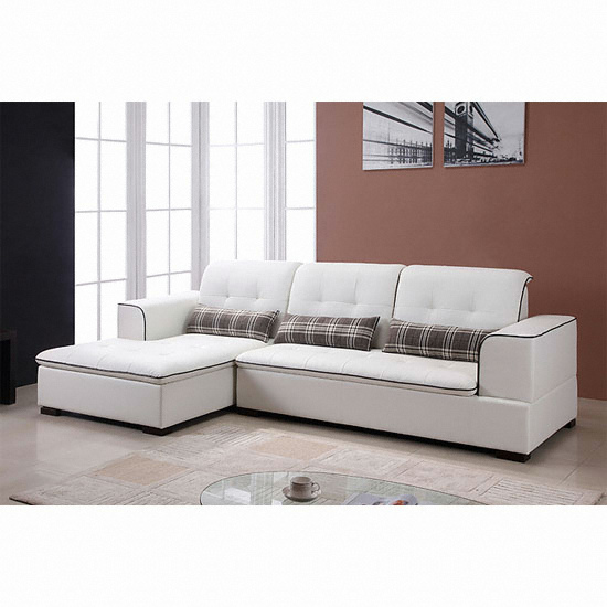 제니스가구 JS650 카우치 가죽콤비소파