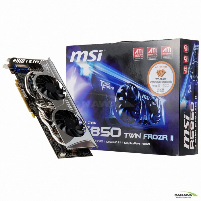 MSI 라데온 HD 5850 R5850 D5 1GB Twin Frozr2_이미지