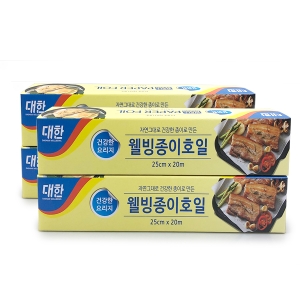 대한웰빙 종이호일 25cm x 20m이미지입니다. 누르면 해당 게시물로 새창이동합니다.