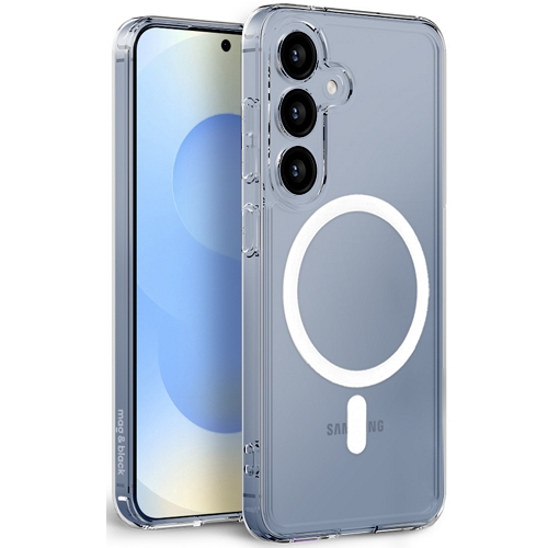 맥앤블랙 갤럭시S25 2배 자력 맥세이프 투명 케이스