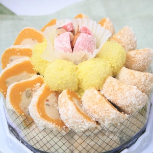 떡집닷컴 호박두텁 떡케익1호 부모님생신 떡선물