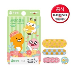 영케미칼 카카오 프렌즈 캐릭터 반창고 혼합형 14p