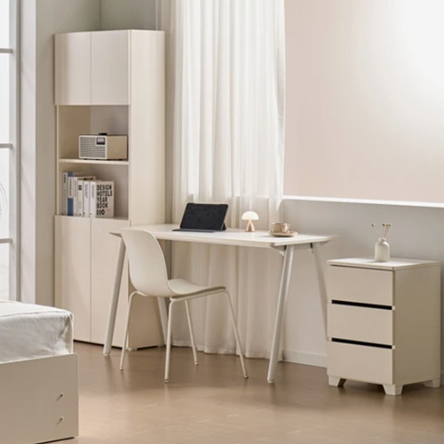 카이 올인원 A형 책상 책장 서랍장 세트