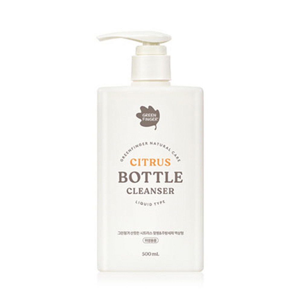그린핑거 상큼한 시트러스 젖병 주방세제 액상형 500ml (10개)_이미지