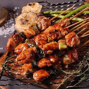 사그담 수제 모듬꼬치구이 숯불 파닭꼬치 10개입 500g (1개)_이미지